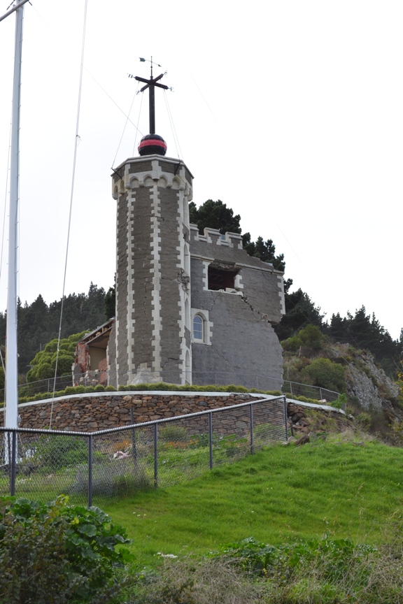 Timeball after the feb 22nd 2011 Earthquake